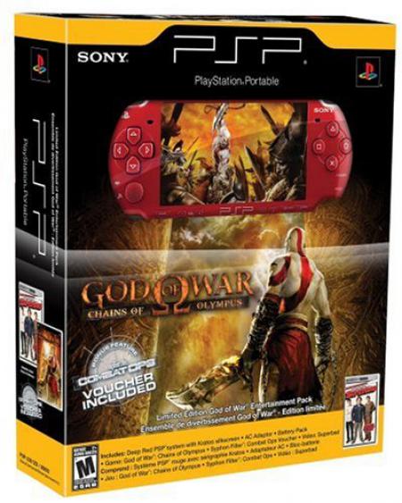Sony PSP 2001 God of War Chains of Olympus Limited Red New sealed Rare  Unopened