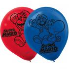 Super Mario Bros Latex Balloons (6 Pack)